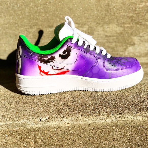 purple low top air force ones